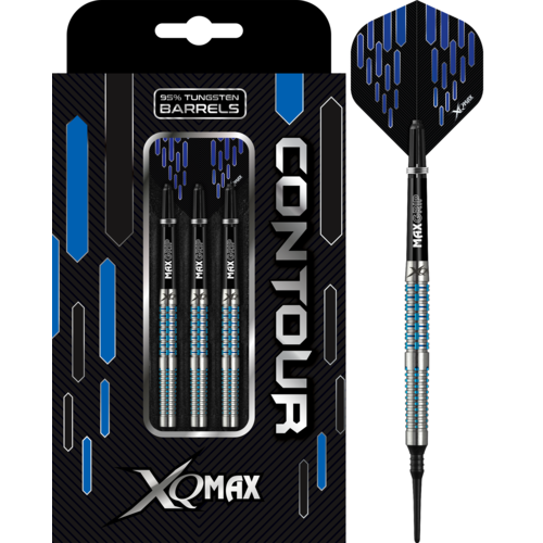 XQMax Darts XQMax Contour M3 95% Soft Tip - Fléchettes pointe Plastique