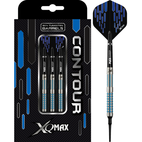 XQMax Darts XQMax Contour M1 95% Soft Tip - Fléchettes pointe Plastique