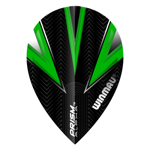 Winmau Ailette Winmau Prism Alpha Pear Green & Black