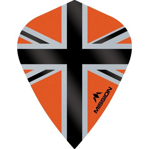 Mission Ailette Mission Alliance-X 100 Orange & Black Kite