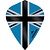 Ailette Mission Alliance-X 100 Blue & Black Kite
