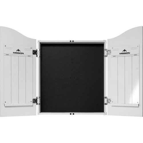 Mission Mission Dartbord Deluxe Cabinet - Plain White