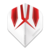Ailette Winmau Prism Alpha Extra Thick White & Red