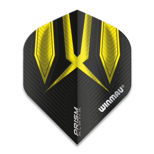 Winmau Ailette Winmau Prism Alpha Extra Thick Black & Yellow