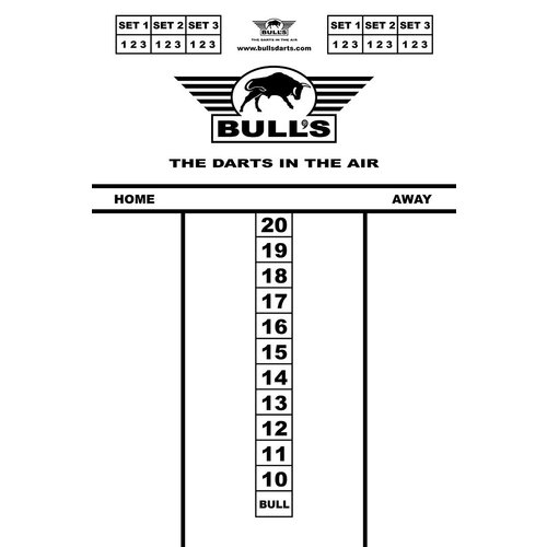 Bull's Budget Whiteboard 45x30 cm