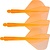 Ailette Condor Neon Axe Flight System - Standard Orange