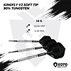 KOTO KOTO Kingfly V2 90% Soft Tip - Fléchettes pointe Plastique