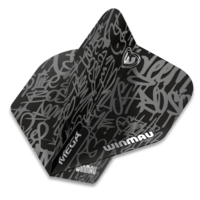 Ailette Winmau Mega Standard Graphic Black Winmau Ailette Winmau Mega Standard Graphic Black