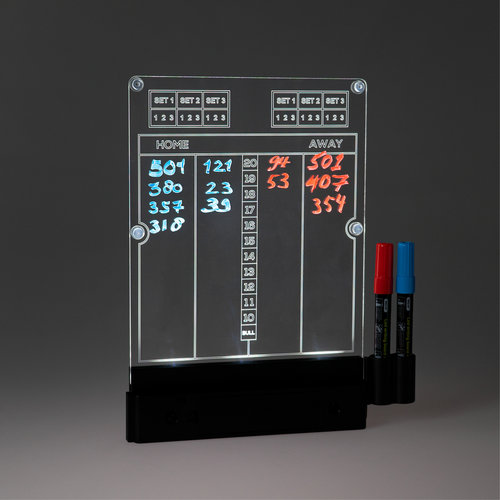 Dartshopper Dartshopper Acrylic Light Up Scoreboard - Compteur