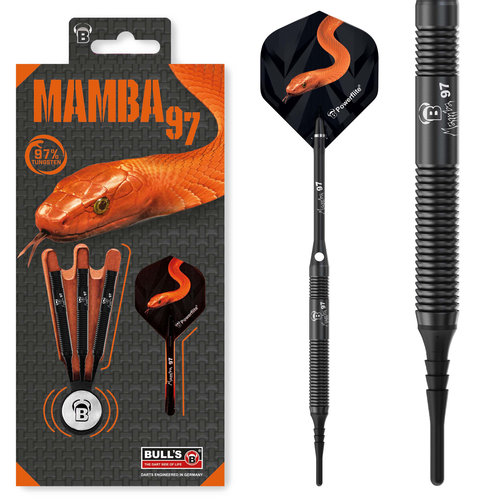 Bull's Germany BULL'S Mamba97 M1 Soft Tip - Fléchettes pointe Plastique