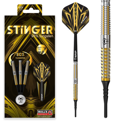 Bull's Germany BULL'S Stinger 90% Soft Tip - Fléchettes pointe Plastique