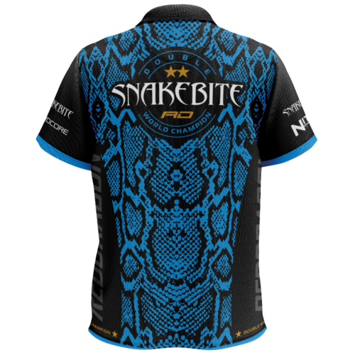 Red Dragon Chemise de Fléchettes Red Dragon Peter Wright Snakebite Double World Champion Tour Polo