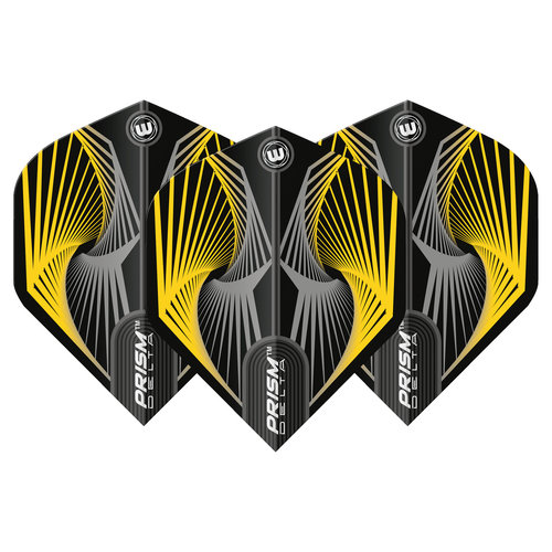 Winmau Ailette Winmau Prism Delta Wave Yellow & Grey