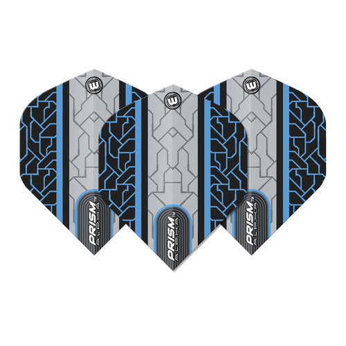 Winmau Ailette Winmau Prism Alpha Grey & Blue