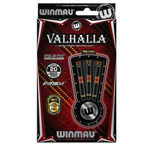 Winmau Winmau Valhalla Dual Core 95% / 85% Soft Tip - Fléchettes pointe Plastique