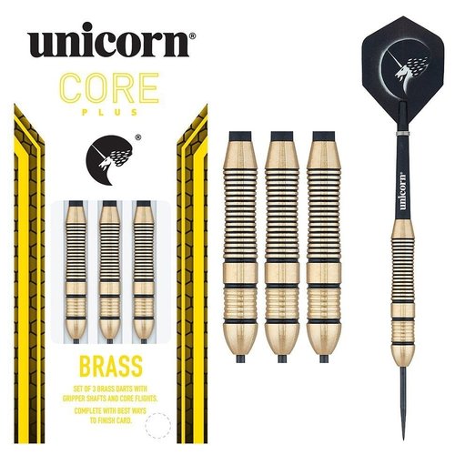 Unicorn Unicorn Core Plus Shape 1 Brass - Fléchettes pointe Acier