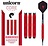 Unicorn Core Plus Rubberised Red Soft Tip - Fléchettes pointe Plastique