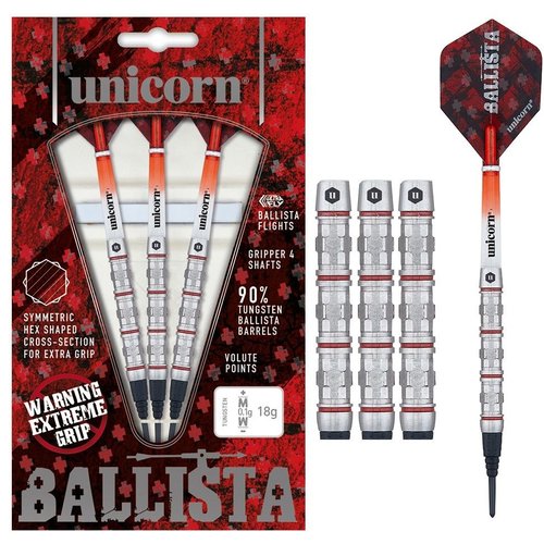 Unicorn Unicorn Ballista 4 70% Soft Tip - Fléchettes pointe Plastique