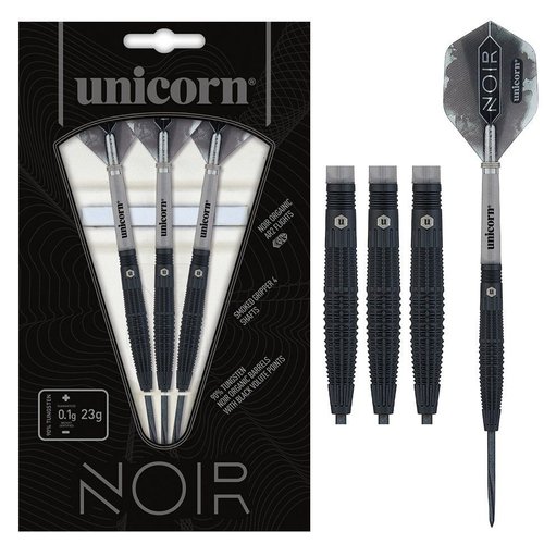 Unicorn Unicorn Noir Shape 2 90% - Fléchettes pointe Acier