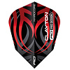 Red Dragon Ailette Red Dragon Jonny Clayton V-Standard Black & Red Tribal