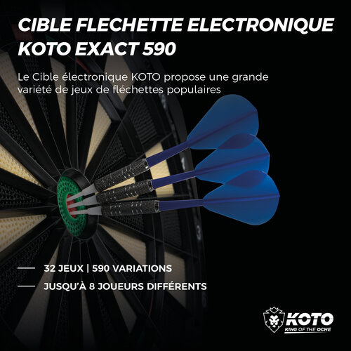 KOTO Cible Flechette Electronique KOTO Exact 590