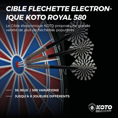 KOTO Cible Flechette Electronique KOTO Royal 580