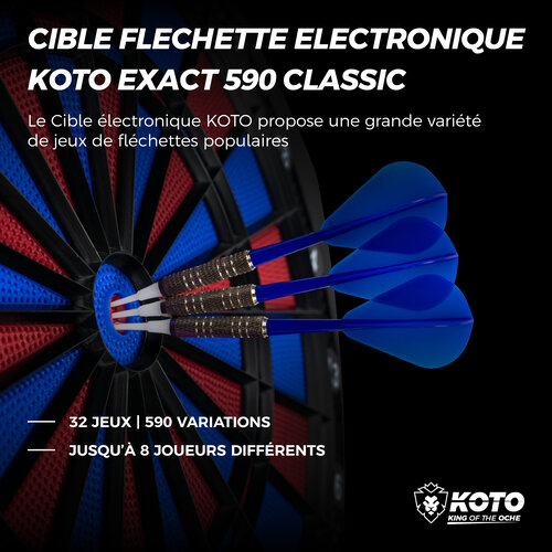 KOTO Cible Flechette Electronique KOTO Exact 590 Classic