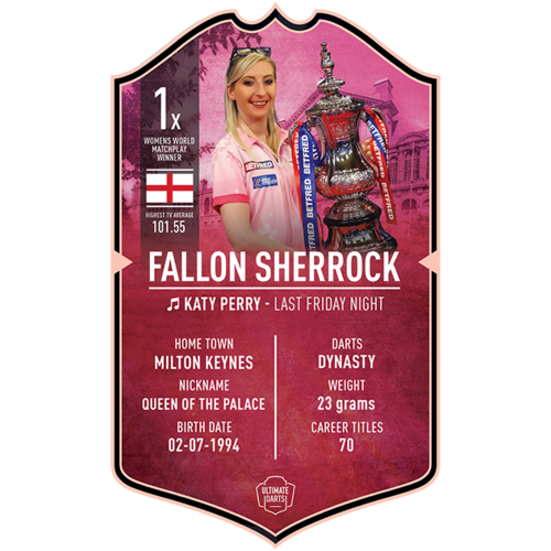 Ultimate Darts Ultimate Darts Card Fallon Sherrock