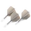 CUESOUL Ailette Cuesoul - ROST T19 Integrated Dart Flights - Big Wing - Grey Clear