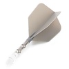 CUESOUL Ailette Cuesoul - ROST T19 Integrated Dart Flights - Big Wing - Grey Clear