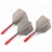 Ailette Cuesoul - ROST T19 Integrated Dart Flights - Big Wing - Grey Red