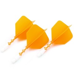 Ailette Cuesoul - ROST T19 Integrated Dart Flights - Big Wing - Orange White