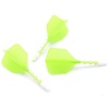 CUESOUL Ailette Cuesoul - ROST T19 Integrated Dart Flights - Big Wing - Green White