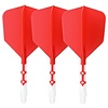 CUESOUL Ailette Cuesoul - ROST T19 Integrated Dart Flights - Big Wing - Red White