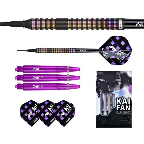 ONE80 ONE80 FB Kai Fan Leung Signature V2 90% Soft Tip - Fléchettes pointe Plastique