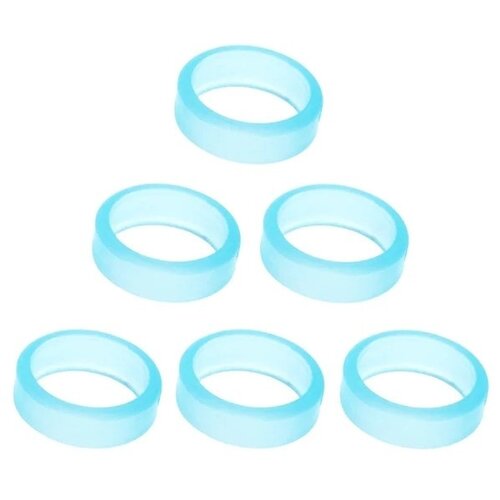 L-Style L-Style L Rings - Clear Blue