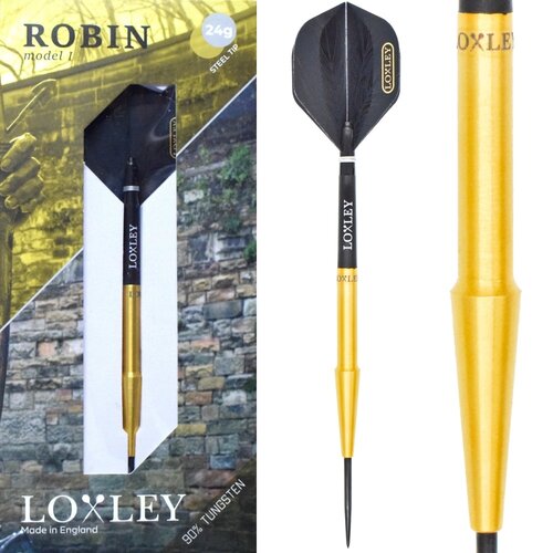 Loxley Loxley Robin 90% Model 1 Gold Edition - Fléchettes pointe Acier