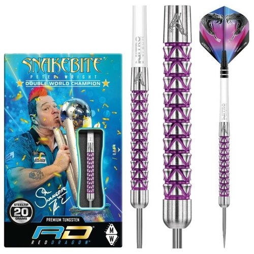 Red Dragon Red Dragon Peter Wright Snakebite Vyper 90% - Fléchettes pointe Acier