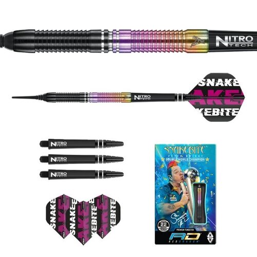 Red Dragon Red Dragon Peter Wright Snakebite World Champion 2020 Edition Soft Tip - Fléchettes pointe Plastique