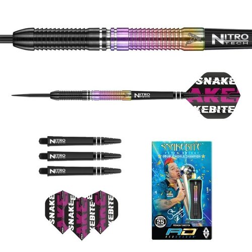 Red Dragon Red Dragon Peter Wright Snakebite World Champion 2020 Edition - Fléchettes pointe Acier