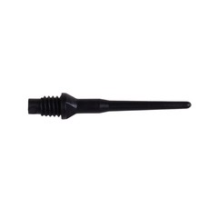 Karella 2BA Soft Tip Dart Points Black Long - 1000 Pack