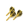 CUESOUL Ailette Cuesoul - ROST Integrated Dart Flights - Skeleton Yellow Shape