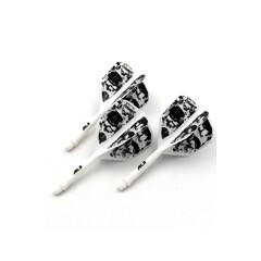 Ailette Cuesoul - ROST Integrated Dart Flights - Skeleton White Shape