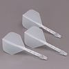 CUESOUL Ailette Cuesoul - ROST T19 Integrated Dart Flights - Standard Shape - Clear