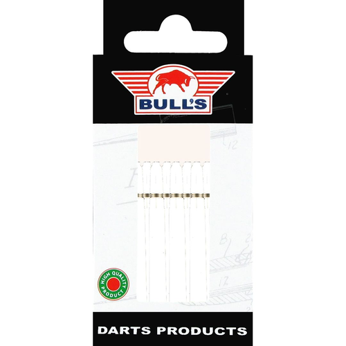 Bull's Tiges Bull's - 5-Pack Nylon The Original Long + Ring - White