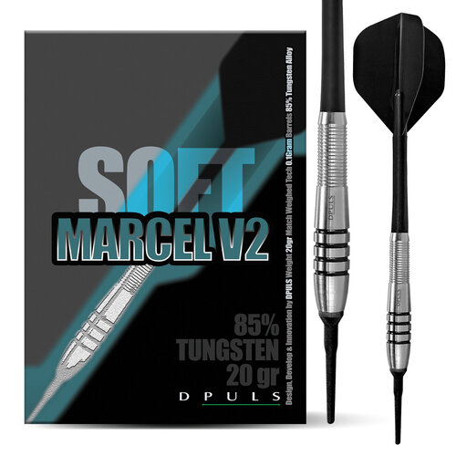 Dpuls Dpuls Marcel V2 85% Soft Tip - Fléchettes pointe Plastique