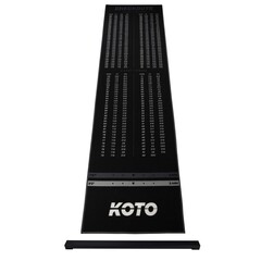 Tapis KOTO Carpet Checkout Gris + Oche 285 x 80cm