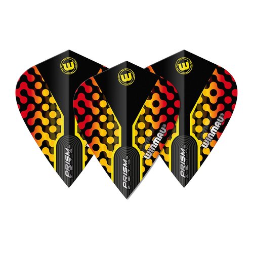 Winmau Ailette Winmau Prism Zeta Kite Black/Yellow