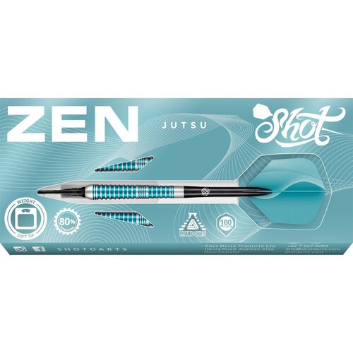 Shot Shot Zen Jutsu 2.0 80% Soft Tip - Fléchettes pointe Plastique