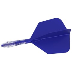 Ailette Cuesoul ROST T19 Integrated Dart Flights Big Wing Carbon Blue